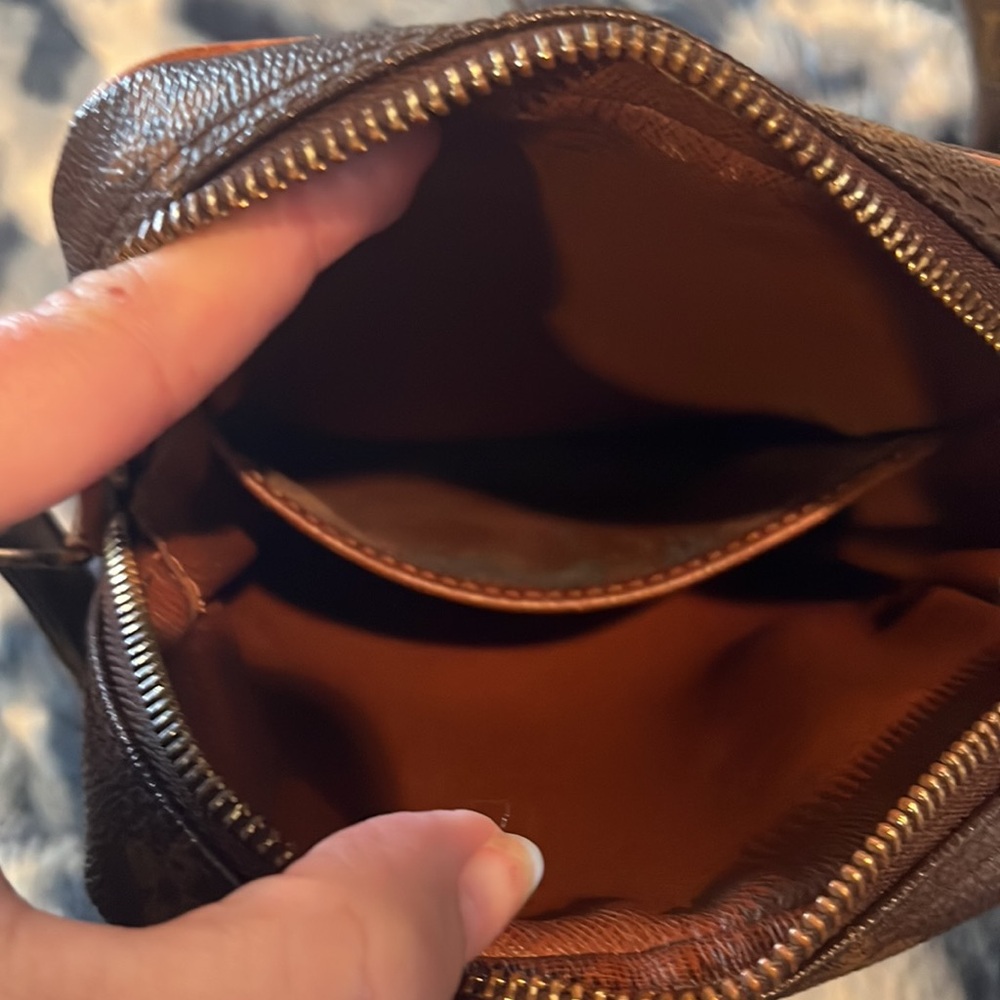 Louis Vuitton Monogram Crossbody Bag in Brown and Tan - Picture 7 of 8